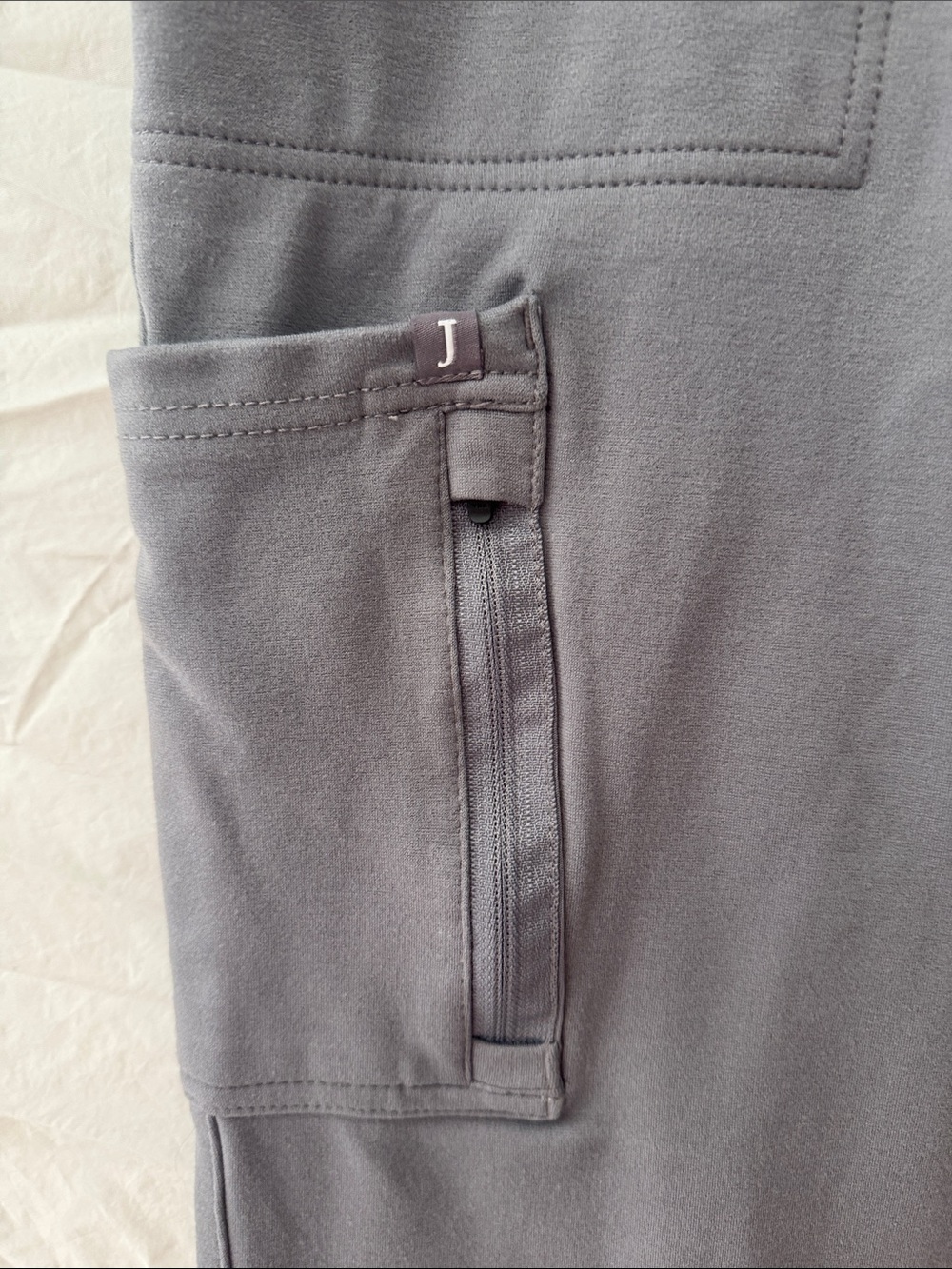 Jaanuu Scrub Slate Gray Joggers Small Tall - Picture 4 of 7
